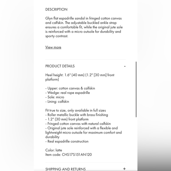 Chloe espadrilles - see by Chloe - size 8.5 or 39 - great used condition - Picture 2 of 9